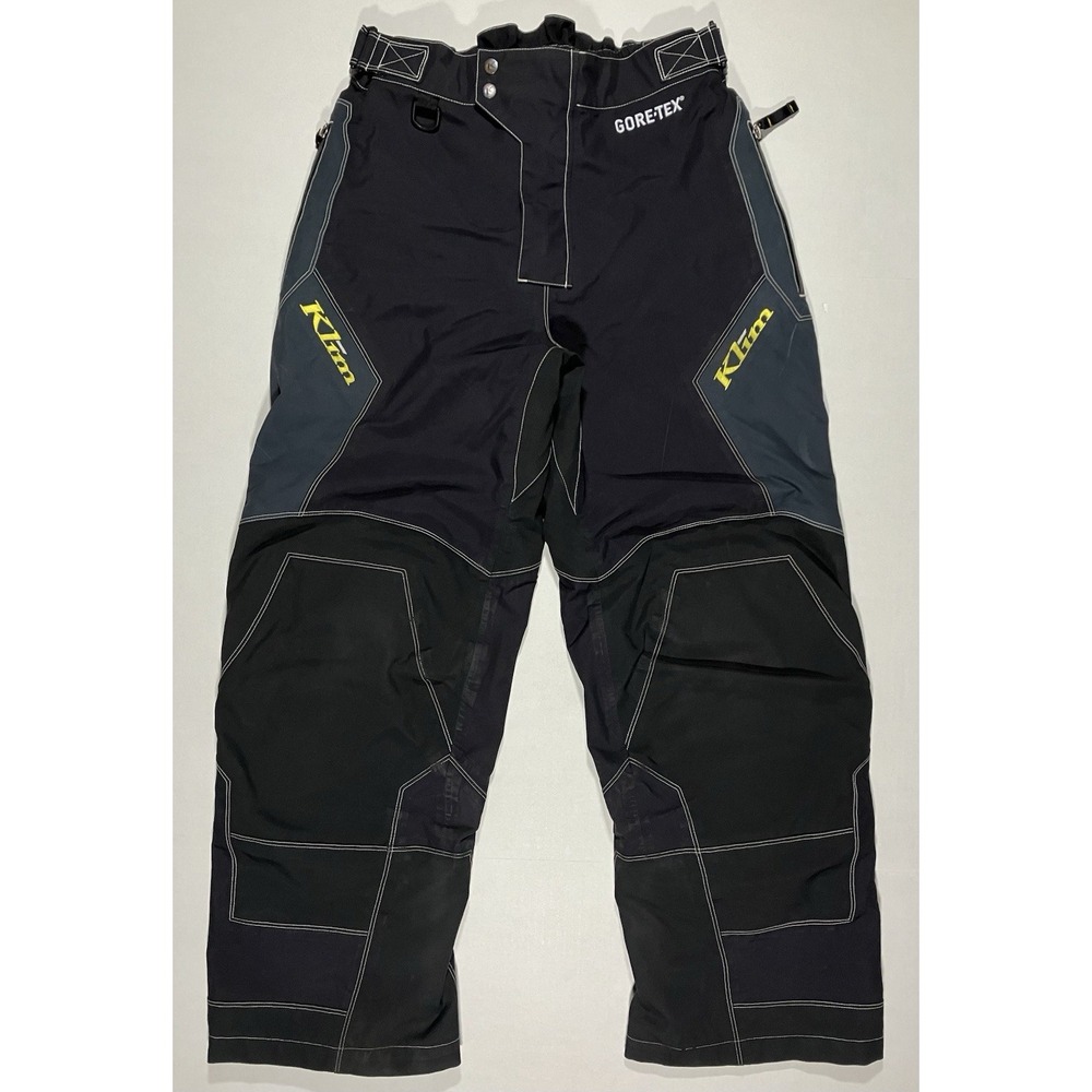 KLIM Snowmobile Pants Mens Medium Goretex Black Padded Riding Snow
